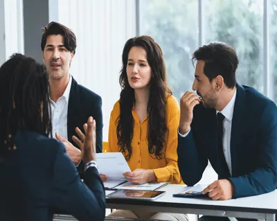 Group participating in diversity training workshop in Canada